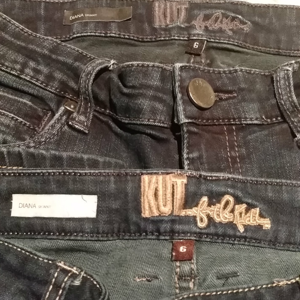 Bundle 2 KUT Diana Skinny Jeans - Size 6